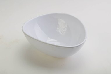 İzole edilmiş servis için beyaz leke kasesi