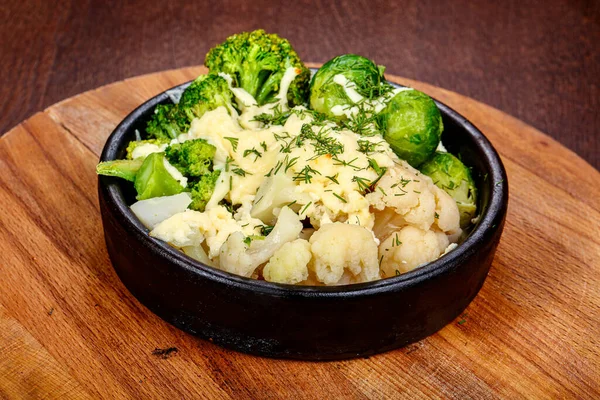 Haşlanmış lahana karışımı - karnabahar ve brokoli kapsülde