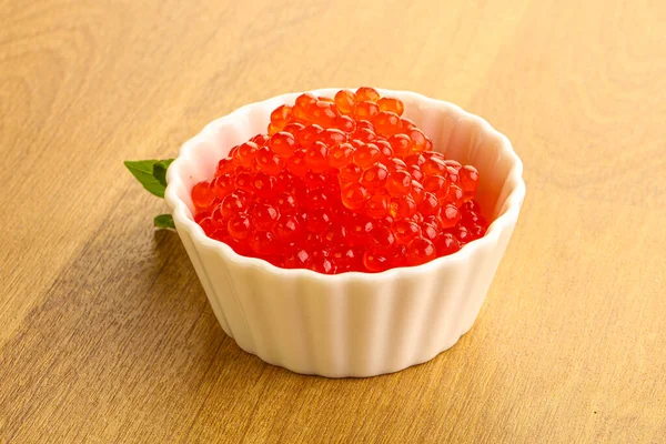 Russian Red Caviar Bowl — Stock Photo, Image