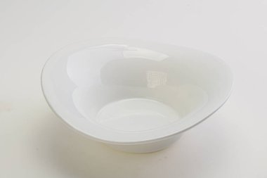 İzole edilmiş servis için beyaz leke kasesi