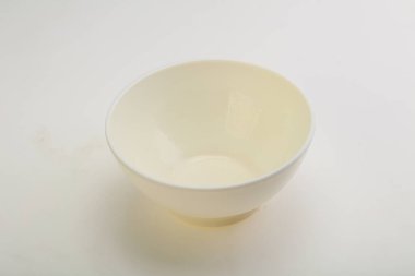 İzole edilmiş servis için beyaz leke kasesi