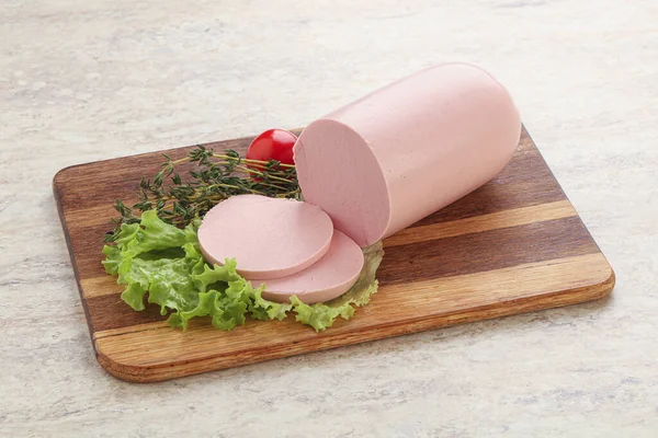 Kochwurst Mit Zwei Scheiben Zum Bremsen — Stockfoto