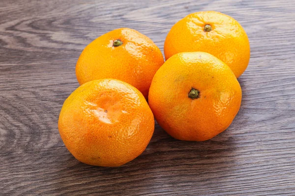 Frische Reife Saftige Gelbe Mandarine — Stockfoto
