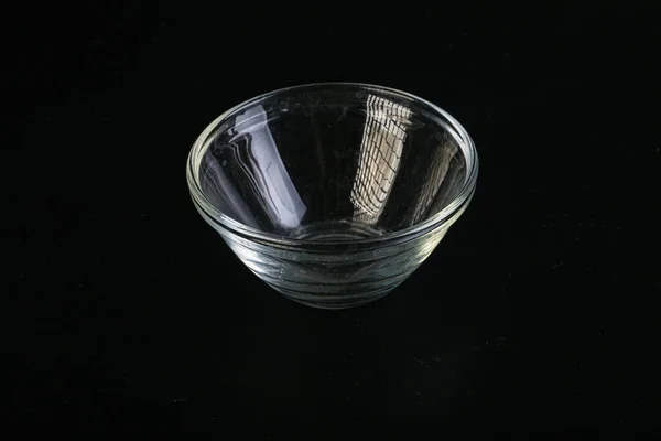 Epmty Glasschale Für Küche Isolierten Boden — Stockfoto