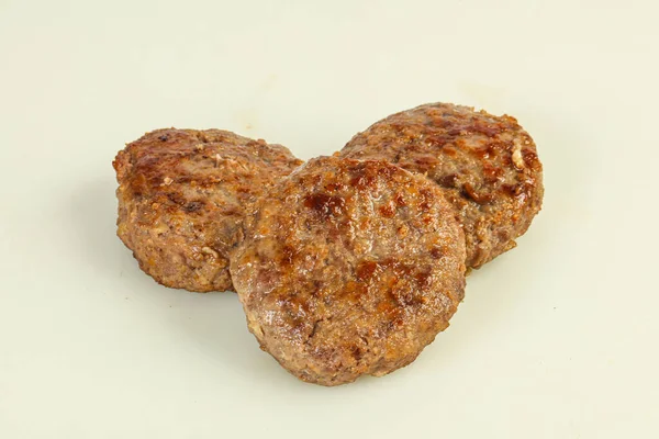 Chuleta Asada Casera Con Carne Picada —  Fotos de Stock
