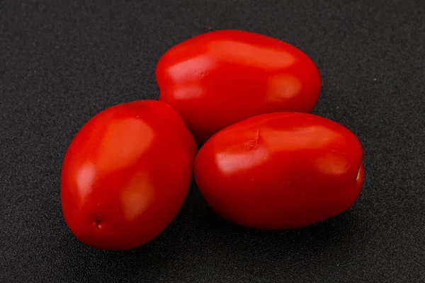 Pocos Rojo Brillante Sabroso Montón Tomate —  Fotos de Stock