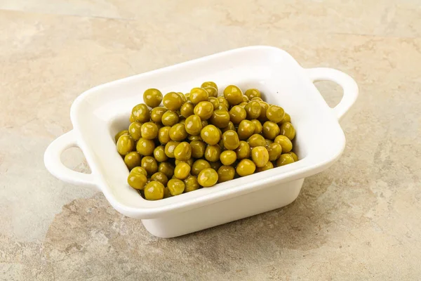 Marinated Sweet Green Pea Bowl — Stock Photo, Image