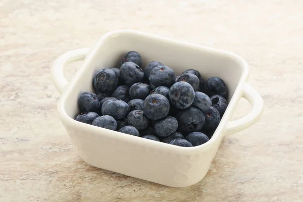 Sweet Ripe Blueberry Bowl — Stock Photo, Image