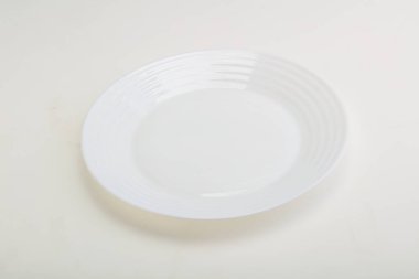 İzole edilmiş servis için beyaz proclean plaka