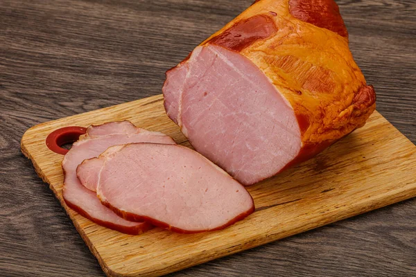 Geräucherter Schweinelöwe Mit Gewürzen Und Kräutern — Stockfoto