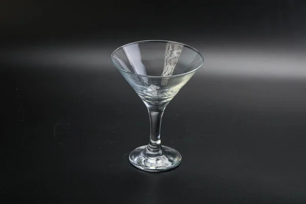 Leeres Glas Für Wein Oder Wasser Isoliert — Stockfoto