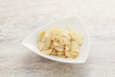 Mutfak ve yemek için badem fıstığı dilimleri