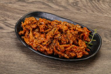 Domates soslu konserve ançüez.