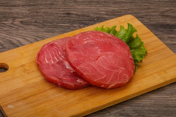 Surowy Stek Tuńczyka Grilla — Zdjęcie stockowe
