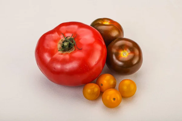 Mezcla Madura Tomate Rojo Amarillo Cumato — Foto de Stock