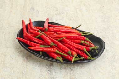 Acı ve baharatlı kırmızı biber.