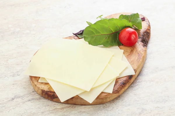 Sliced Goat Cheese Snack Breakfast — Stock Photo, Image