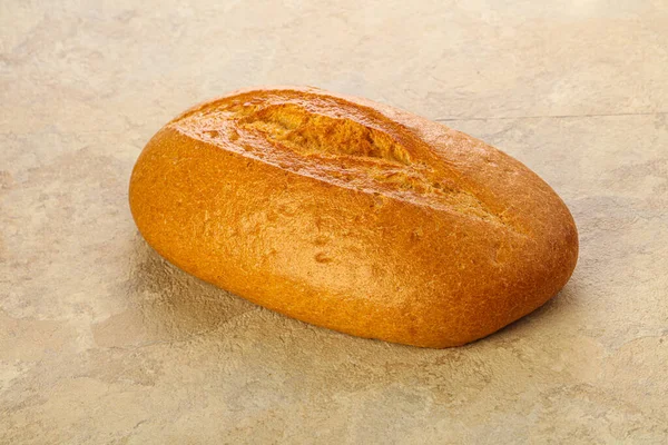 Домашняя Корочка Белый Хлеб Буханка Изолированы — стоковое фото