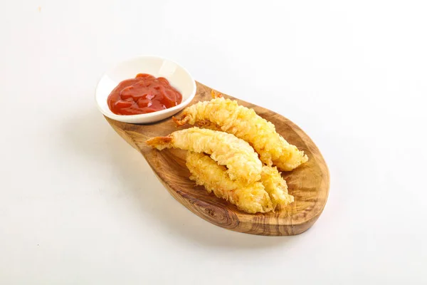 Japon Geleneksel Karides Soslu Tempura — Stok fotoğraf