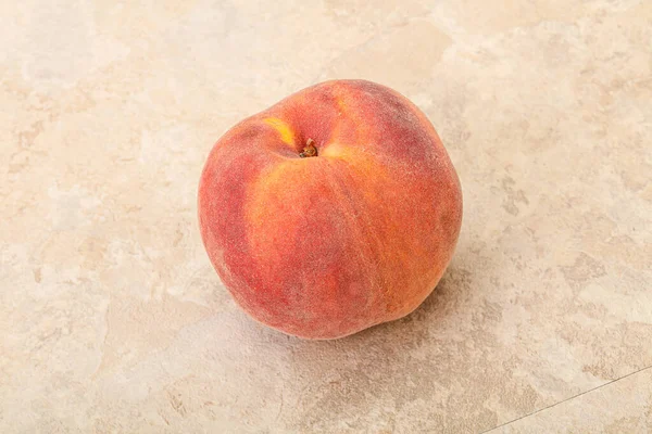 Fruta Pêssego Doce Saborosa Madura Fresca — Fotografia de Stock