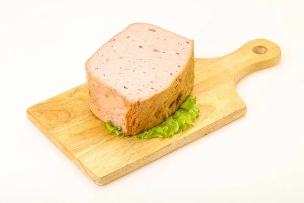 Zelfgebakken Traditioneel Gehaktbrood Stuk — Stockfoto