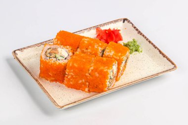 Japon mutfağı - Somon balıklı suşi rulosu