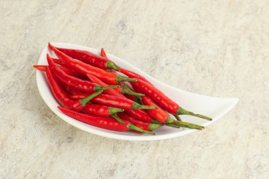 Acı ve baharatlı kırmızı biber.