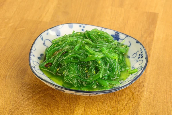 Ensalada Algas Marinas Vegetarianas Tradicionales Japonesas Chukka — Foto de Stock