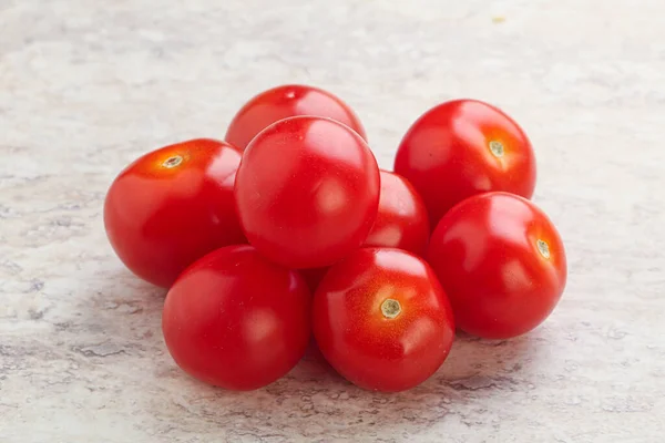 Montón Tomates Cherry Orgánicos Jugosos Maduros — Foto de Stock