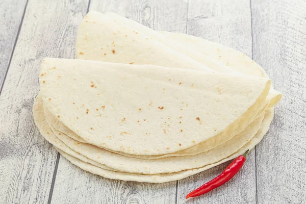 Maíz Mexicano Tortilla Círculo Pan Para Cocinar —  Fotos de Stock
