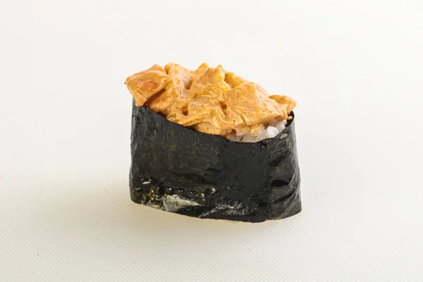 Ιαπωνικό Παραδοσιακό Σούσι Πικάντικη Σάλτσα Gunkan — Φωτογραφία Αρχείου
