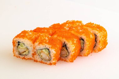 Geleneksel Japon usulü karides ve nori.