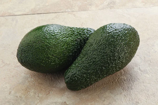 Frisch Reifes Grünes Bio Superfood Mit Exotischer Avocado — Stockfoto