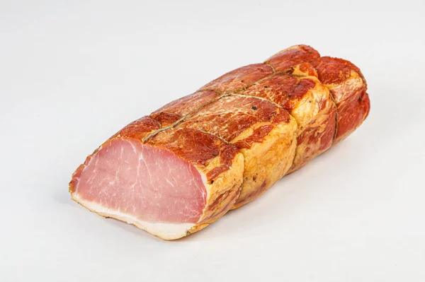 Heerlijk Gerookt Varkensvlees Als Tussendoortje — Stockfoto