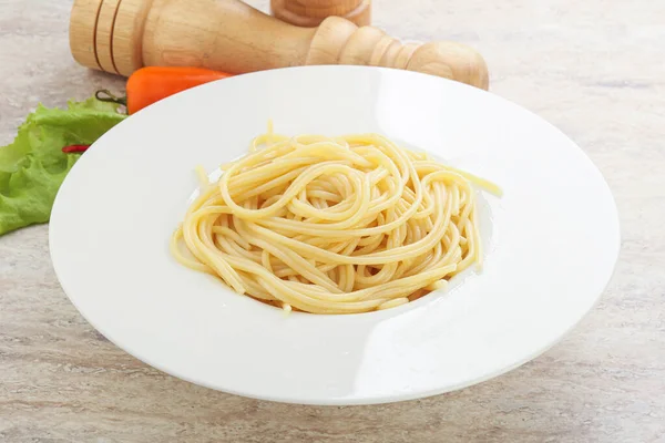 Espaguetis Cocidos Con Aceite Oliva — Foto de Stock