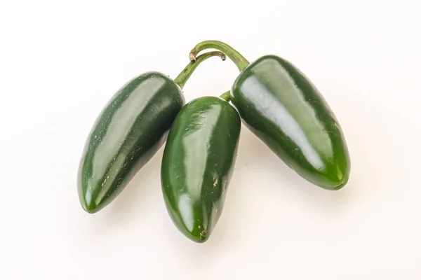 Grön Kryddig Jalapeno Peppar Hög — Stockfoto