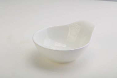 İzole edilmiş servis için beyaz leke kasesi