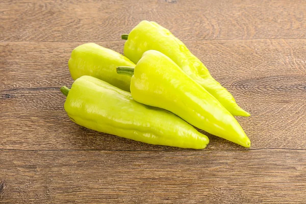 Vegetarische Keuken Groene Rijpe Verse Paprika — Stockfoto