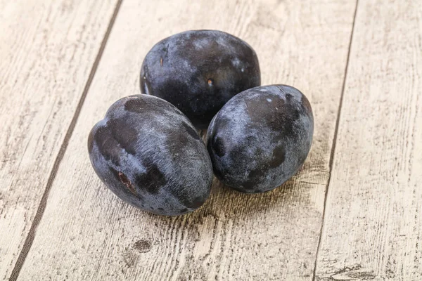 Ripe Sweet Tasty Plum Heap — Stock Photo, Image