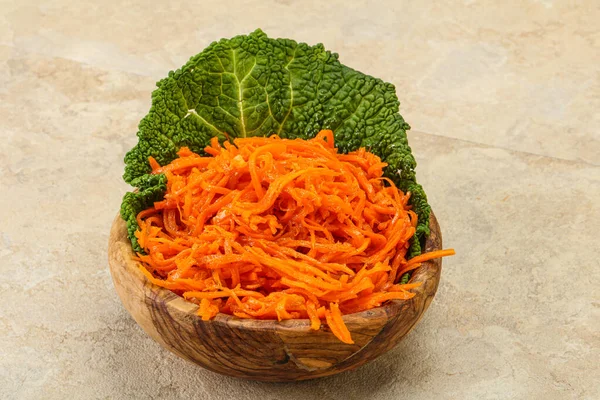 Tasty Korean Carrot with spices in the bowl
