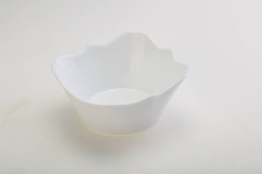 İzole edilmiş servis için beyaz leke kasesi