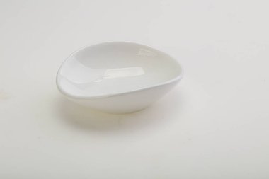 İzole edilmiş servis için beyaz leke kasesi