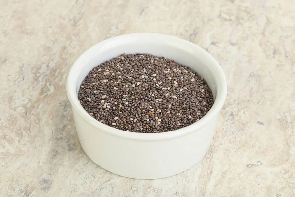 Chia Seeds Bowl Cooking — Stock Photo, Image