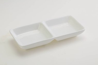 İzole edilmiş servis için beyaz leke kasesi