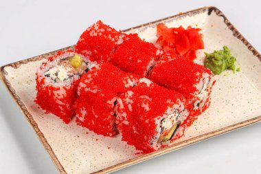 Japon mutfağı - Somon balıklı suşi rulosu