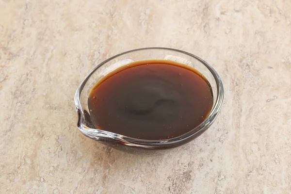 ซอสหอยนางรมธรรมชาต ในชาม — ภาพถ่ายสต็อก
