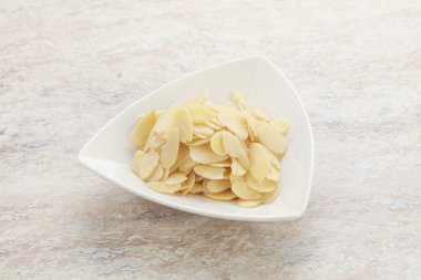 Mutfak ve yemek için badem fıstığı dilimleri