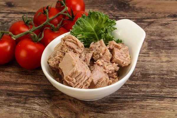 Sabroso Filete Atún Enlatado Bowl — Foto de Stock