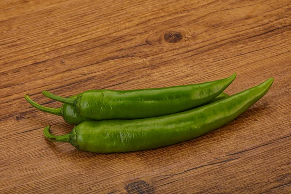 Rijp Smakelijke Pittige Groene Peper Halapenjo — Stockfoto