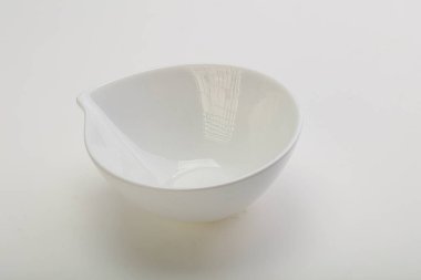 İzole edilmiş servis için beyaz leke kasesi